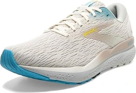 Brooks Ghost 16 coconut/blue/yellow (Herren)