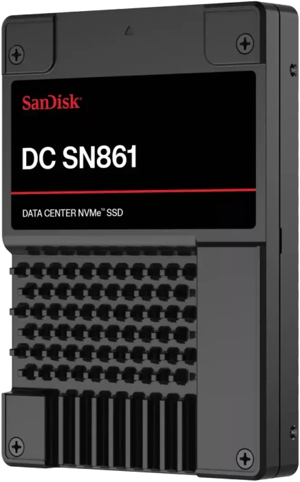 SanDisk DC SN861 3.84TB, ISE, 2.5" / U.2 / PCIe 5.0 x4