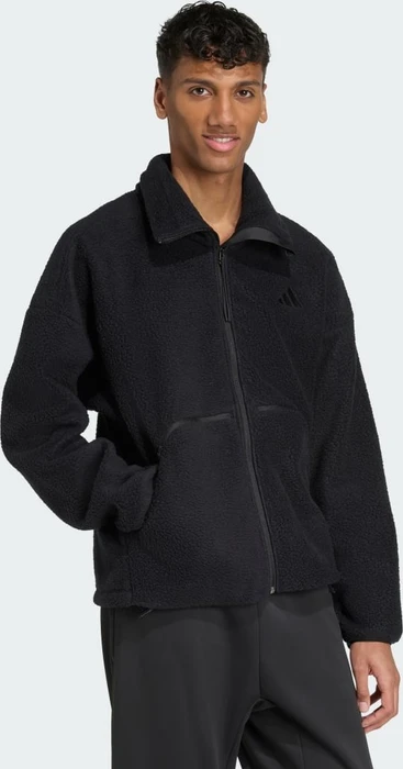 adidas City Tech High Pile Jacke schwarz (Herren)