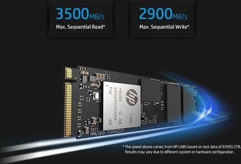 HP SSD EX950 M.2 1TB, M.2 2280 / M-Key / PCIe 3.0 x4