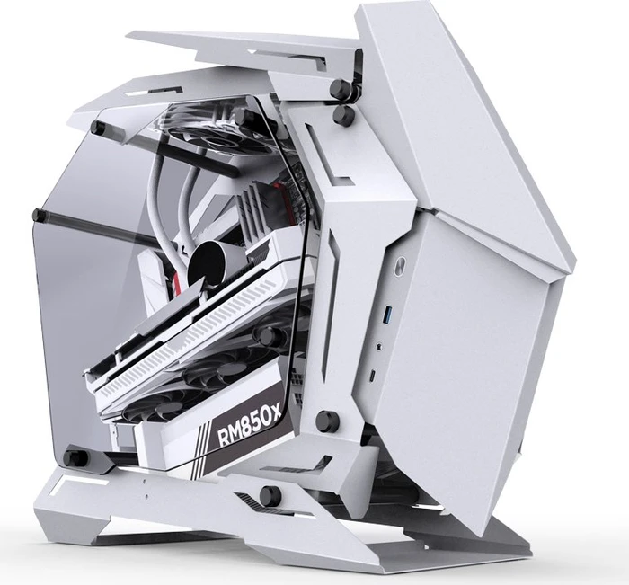 Jonsbo Mod3 Mini, weiß, Glasfenster