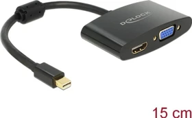 DeLOCK DisplayPort auf HDMI/VGA Adapter, 0.18m (65553)