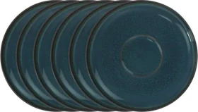 Villeroy & Boch Crafted Denim Kaffee-Untertasse, 6 Stück