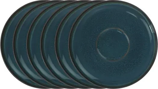 Villeroy & Boch Crafted Denim Kaffee-Untertasse, 6 Stück