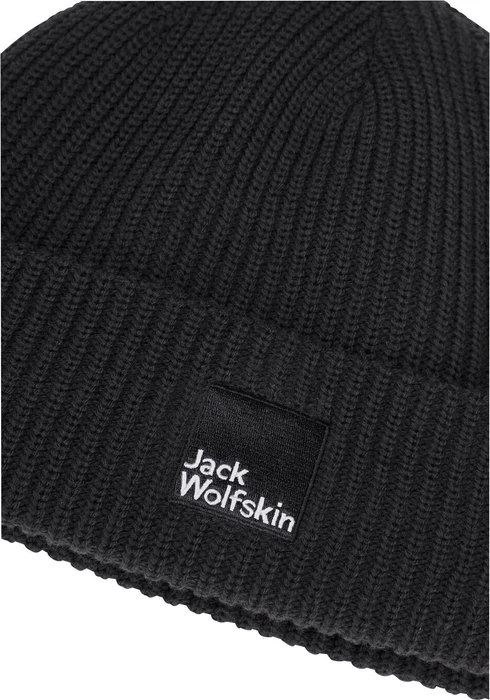 Jack Wolfskin Pergamon Beanie schwarz