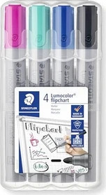 Staedtler Lumocolor Flipchartmarker 356 sortiert, 4er-Set