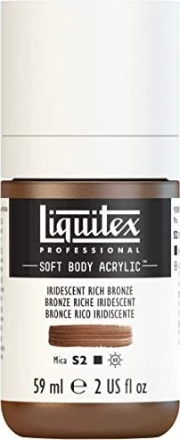 Liquitex Professional Soft Body Acrylic iridescent rich bronze, 59ml