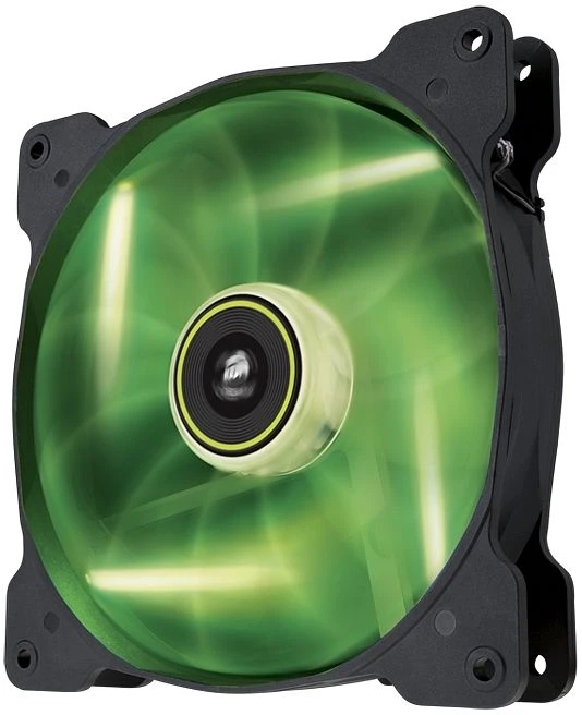 Corsair Air Series SP140 LED Green High Static Pressure, 140mm, 2er-Pack