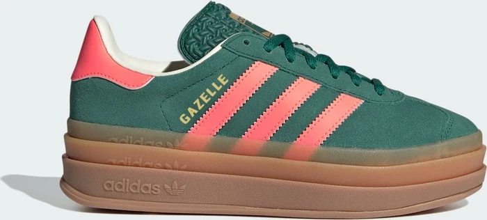 adidas Gazelle Bold collegiate green/signal coral/cream white (Junior)