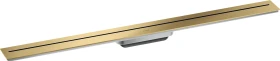 Hansgrohe Axor Drain Duschrinne, Fertigset 1000 zur Wandmontage, brushed gold optic