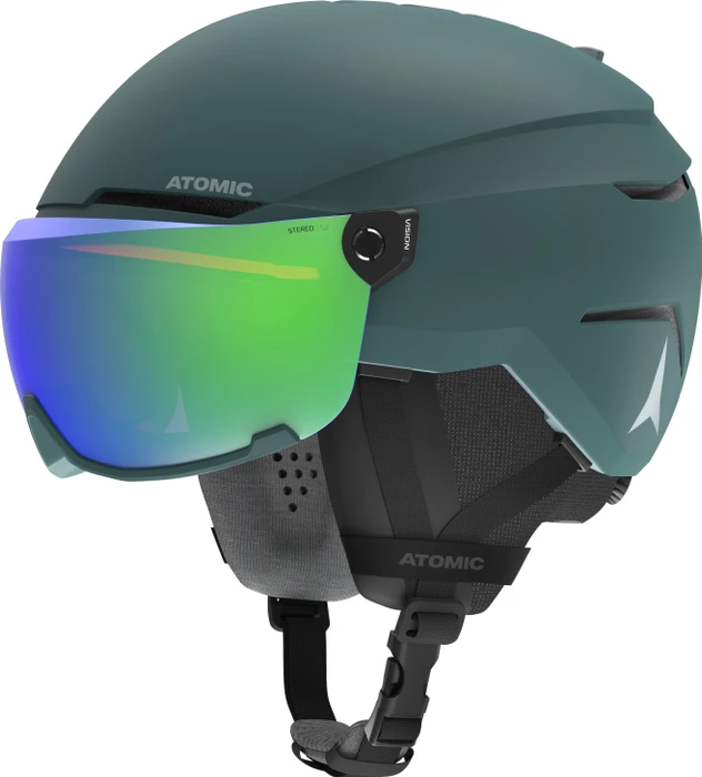 Atomic Savor Visor Stereo Helm grün (Modell 2019/2020)