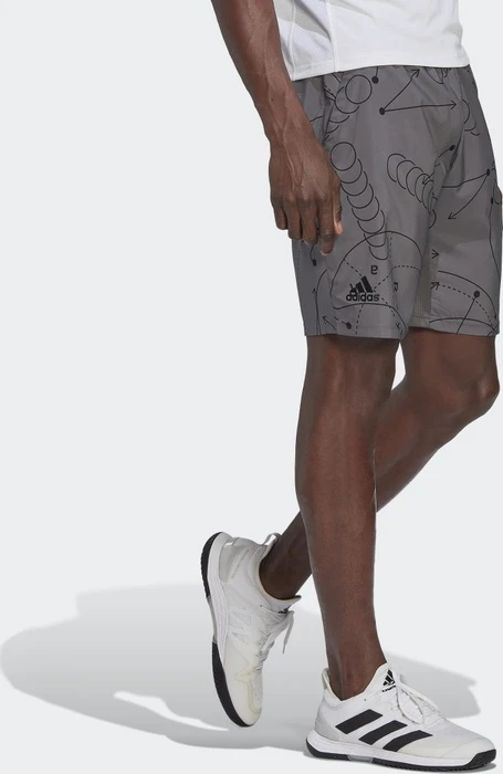adidas Club Graphic Tennis Hose kurz grey four (Herren)