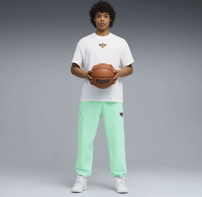 Puma Melo Alwayz On 1 Basketball T-Shirt kurzarm puma white/puma silver (Herren)
