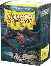 Dragon Shield Matte Sleeves Standard black, 100 Stück