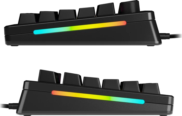 Glorious GMMK 3 Pro 75% Pre-built Gaming Keyboard, schwarz, LEDs RGB, Glorious Fox MX, USB, DE