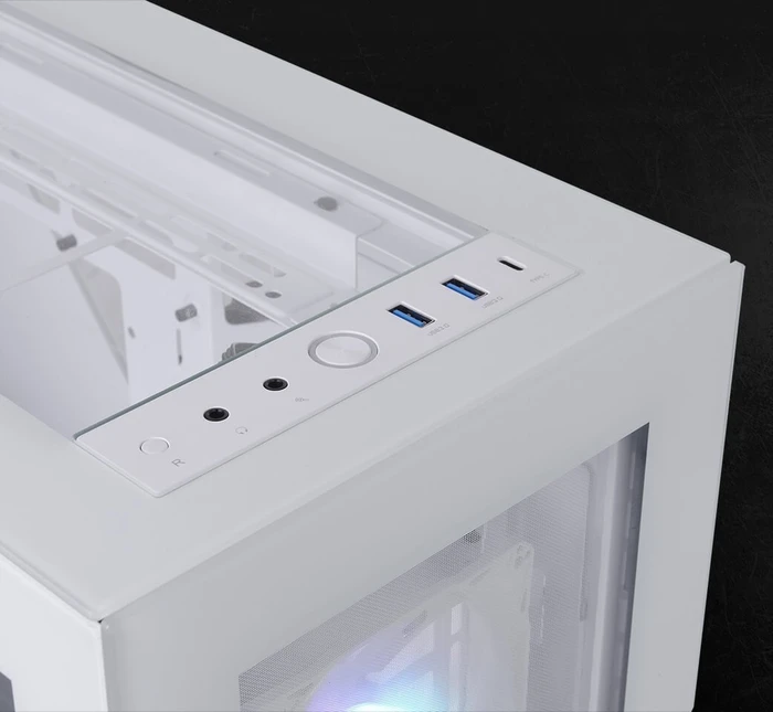 Thermaltake Divider 500 TG ARGB Snow Edition, weiß, Glasfenster