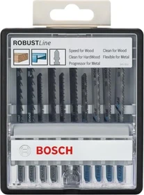 Bosch Professional Robust Line Holz Metall Stichsägeblatt-Set, 10-tlg.