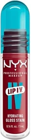 NYX Lip I.V. Hydrating Gloss Stain berry thirsty, 5ml
