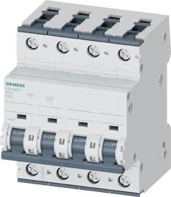 Siemens Leitungsschutzschalter 400V 10kA, 4-polig, B, 20A, T=70mm