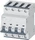 Siemens Leitungsschutzschalter 400V 10kA, 3+N-polig, A, 3A, T=70mm (5SY4603-5)