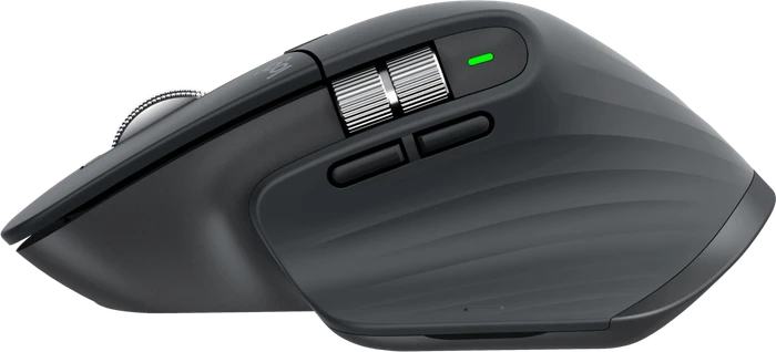 Logitech MX Master 3S Bluetooth Edition, Graphite, Logi Bolt, USB/Bluetooth