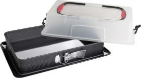 Zenker Deluxe Springform mit Auslaufschutz und Deckel 42x29cm