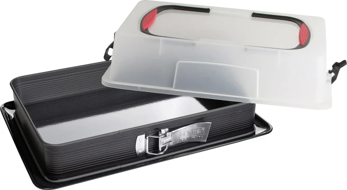 Zenker Deluxe Springform mit Auslaufschutz und Deckel 42x29cm