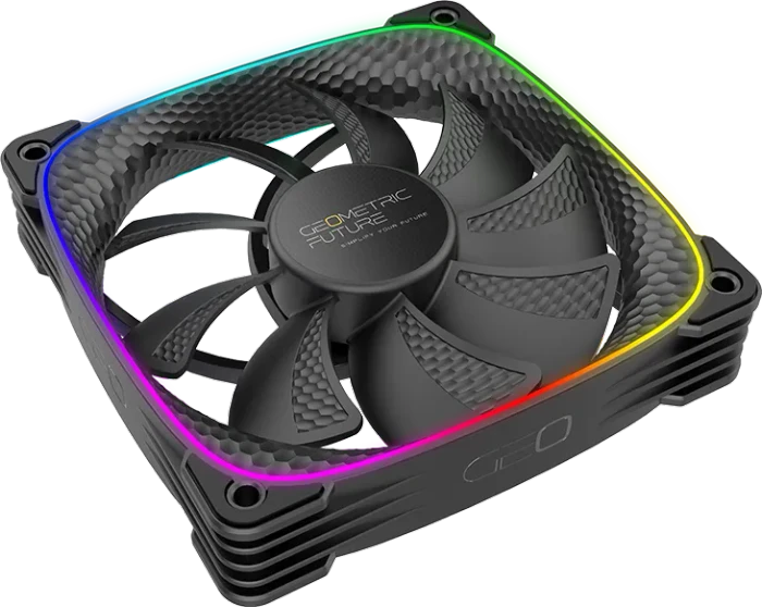 Geometric Future Squama 2503RB, reverse, schwarz, 120mm, 3er-Pack