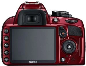 Nikon D3100 rot mit Objektiv AF-S DX 18-55mm 3.5-5.6 G VR