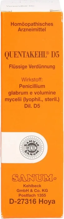 Quentakehl D5 Flüssige Verdünnung Tropfen, 10ml