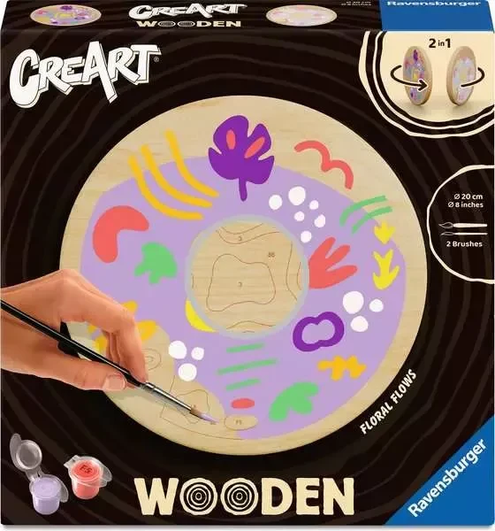 Ravensburger Malen nach Zahlen CreArt Wooden Florale Ströme