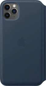 Apple Leder Folio Case für iPhone 11 Pro Max tiefseeblau