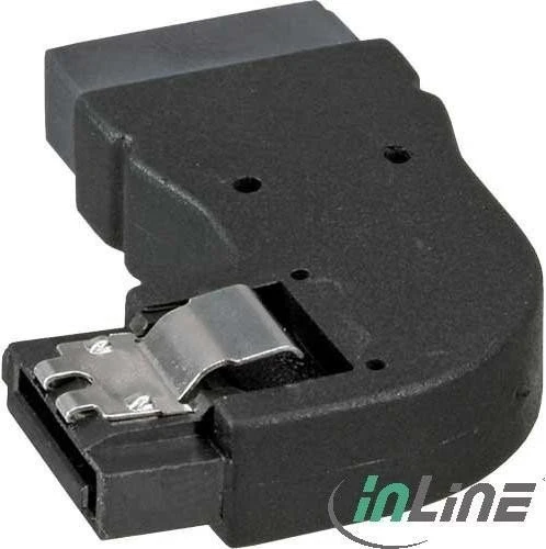 InLine SATA Adapter, SATA Stecker auf Buchse, rechts gewinkelt