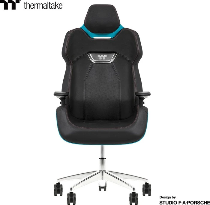 Thermaltake ARGENT E700 Gamingstuhl, schwarz/blau