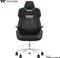 Thermaltake ARGENT E700 Gamingstuhl, schwarz/blau Vorschaubild