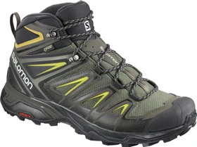 Salomon X Ultra 3 Mid GTX castor gray/black/green sulphur (Herren)