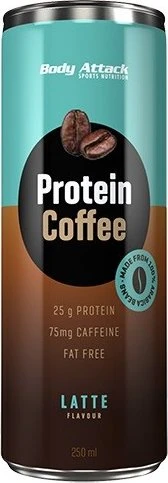 Body Attack Protein Coffee Drink Latte 250ml