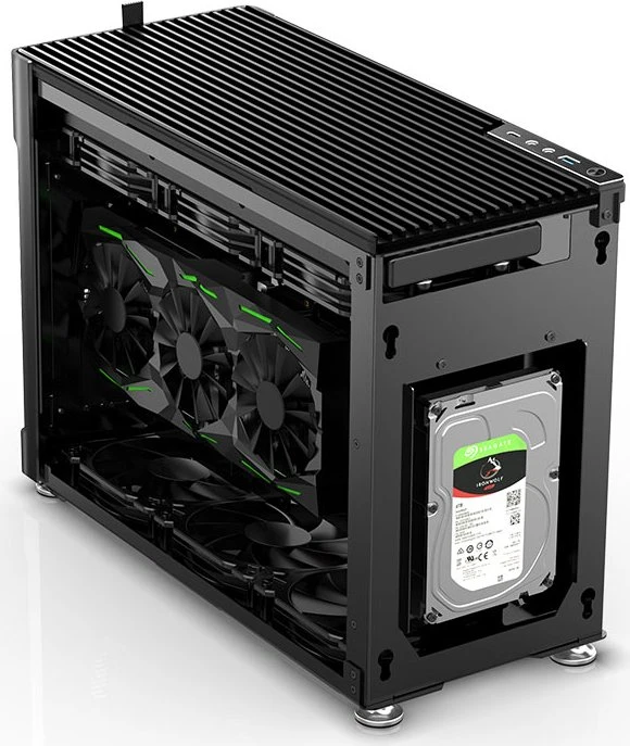 Jonsbo Jonsplus i100 Pro, schwarz, Mini-ITX