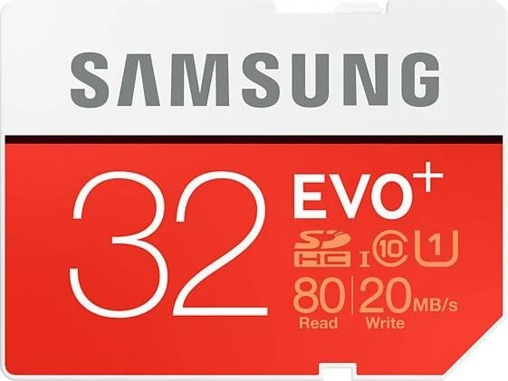 Samsung EVO+, SD UHS-I, Rev-D