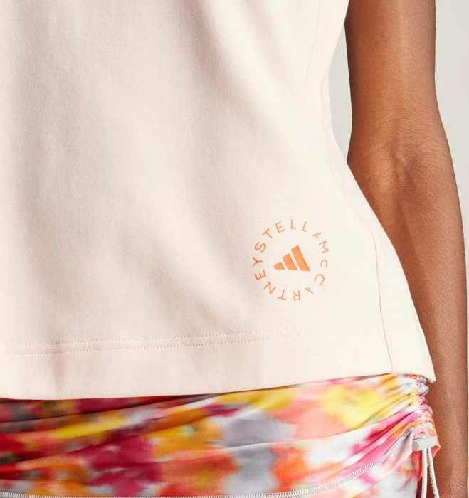 adidas by Stella McCartney Logo Funktionsshirt ärmellos blush pink (Damen)