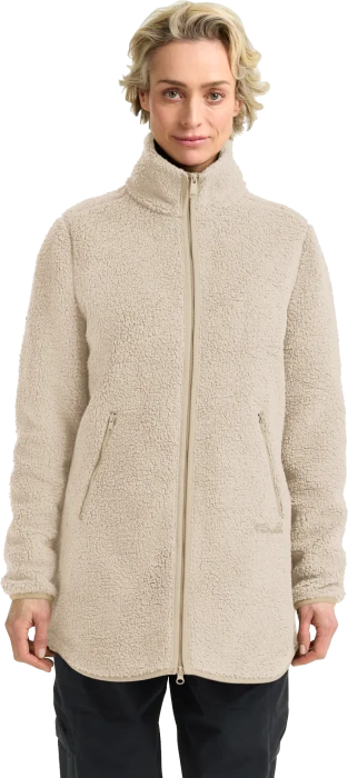Jack Wolfskin High Curl Coat Funktionsmantel oyster (Junior)