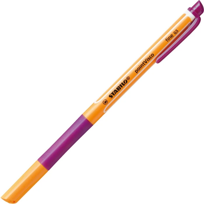 STABILO pointVisco Tintenroller (Mine) violett/orange, 10er-Pack
