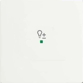 Busch-Jaeger Wippe 1-fach mit Symbol "Dimmer", studioweiß matt