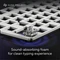 Dark Project ALU87B Bushido Gaming Keyboard, schwarz/weiß, LEDs RGB, g3ms Moonstone, USB, US Vorschaubild