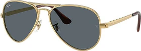 Ray-Ban RB3925 Aviator Max polished arista gold/blue
