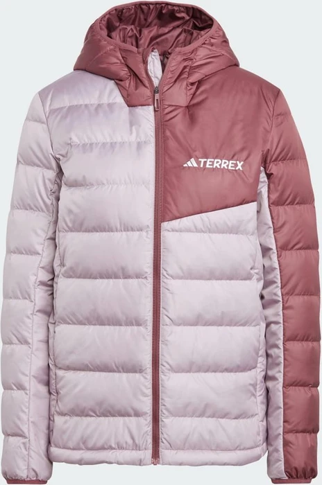 adidas Terrex Multi Light Hooded Daunen Jacke preloved fig/burgundy (Damen)