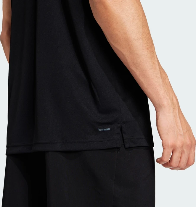 adidas Club 3-Streifen Tennis Poloshirt kurzarm schwarz (Herren)
