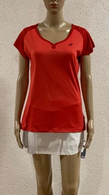 Babolat Play Cap Sleeve Top Tennis Funktionsshirt kurzarm rot (Damen)