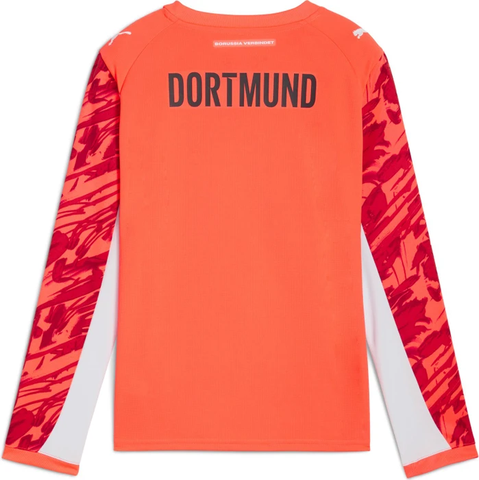 Puma BVB Borussia Dortmund Replica 2025/2026 Torwarttrikot langarm rot (Junior)