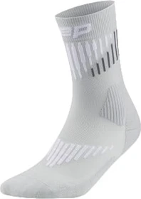 CEP Core Run Merino Mid Laufsocken grau/weiß (Herren)